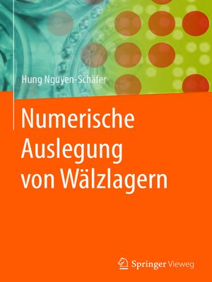 cover image of Numerische Auslegung von Wälzlagern